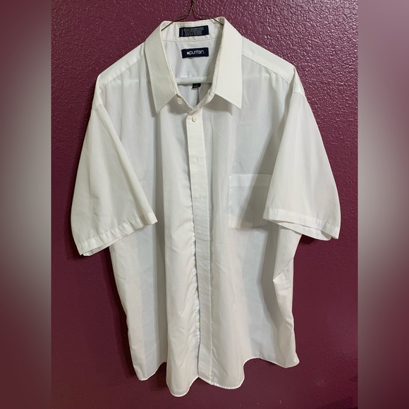 Puritan Other - Puritan white short sleeve dress shirt, 18.5, good shape